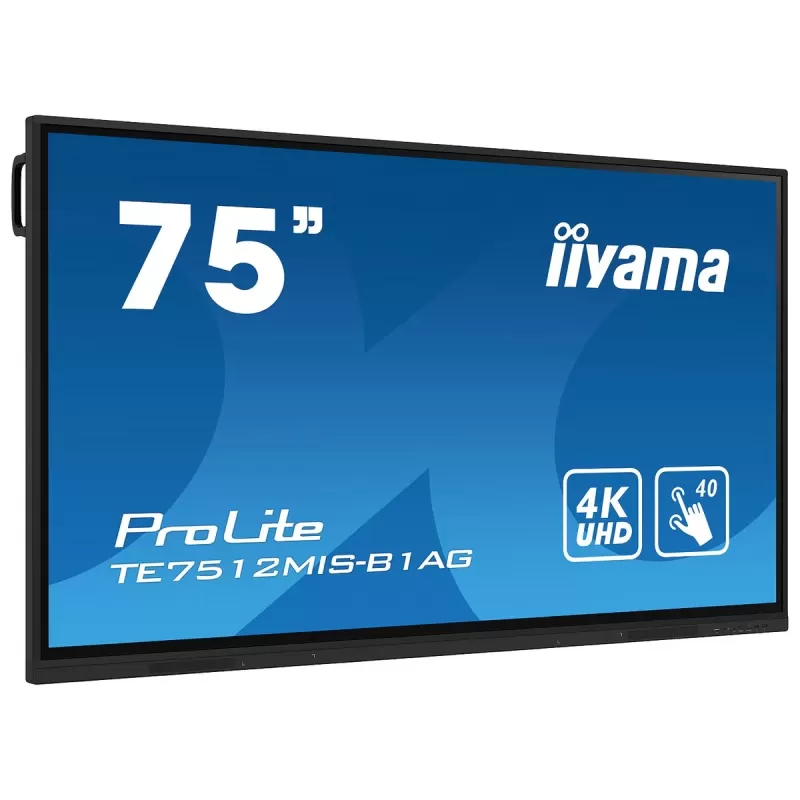 Сенсорный Экран IIYAMA ProLite TE7512MIS-B1AG 75" 60Hz TOUCH 4K, UHD IPS Цвет:чёрный