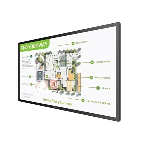מסך מגע Philips 55BDL3751T 55" Touch PCAP UHD 500nits 24/7 Android 13 WiFi IPS
