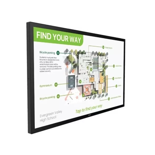 מסך מגע Philips 55BDL3751T 55" Touch PCAP UHD 500nits 24/7 Android 13 WiFi IPS