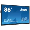 86" ProLite IPS 40pt Touch 4K Interactive Touch Screen IIYAMA TE8612MIS-B1AG 86" 60Hz TOUCH 4K, UHD IPS Color:black