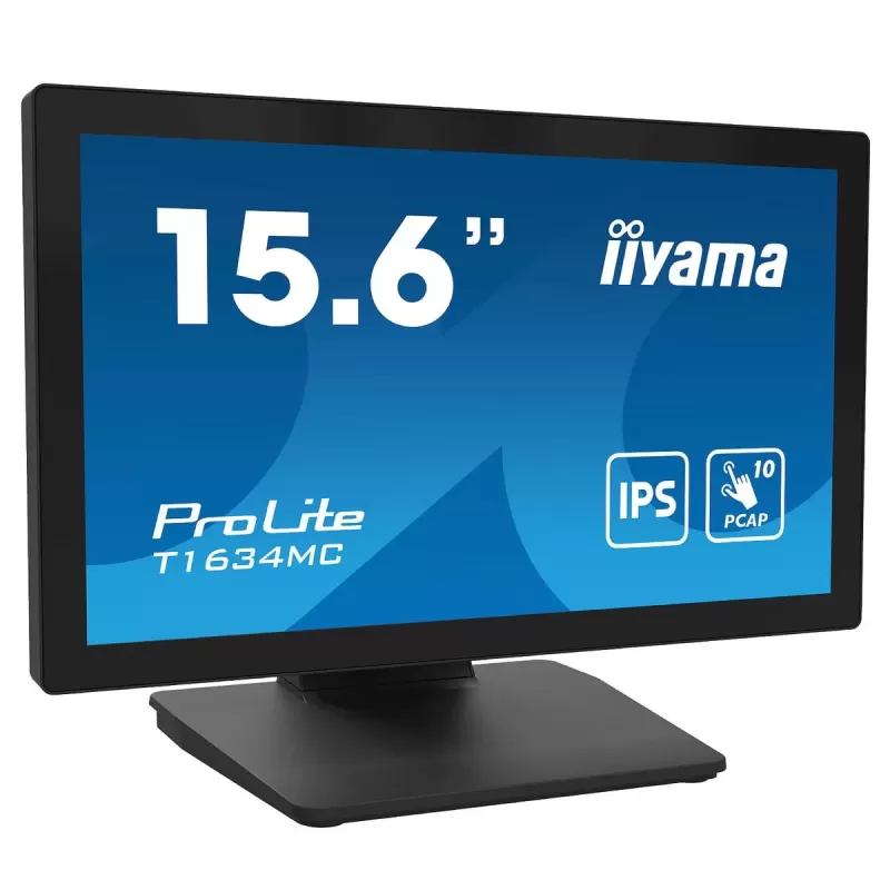 מסך מגע IIYAMA T1634MC-B1S ProLite 15.6" FHD IPS PCAP 10 Point Touch TOUCH צבע