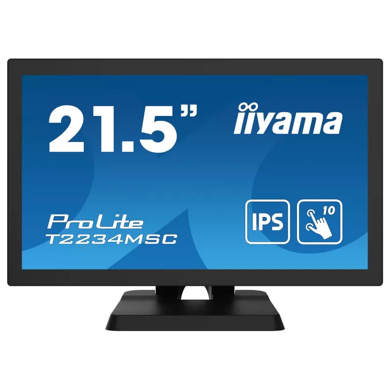 מסך מגע IIYAMA ProLite T2234MSC-B7X 21.5" 60Hz TOUCH FHD IPS צבע שחור מסך מגע IIYAMA ProLite T2234MSC-B7X 21.5" 60Hz TOUCH FHD IPS צבע שחור