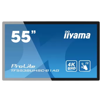 Сенсорный Экран IIYAMA TF5538UHSC-B1AG 55" ProLite 12pt Open Frame PCAP Touch 4K Monitor 60Hz TOUCH IPS Цвет:чёрный
