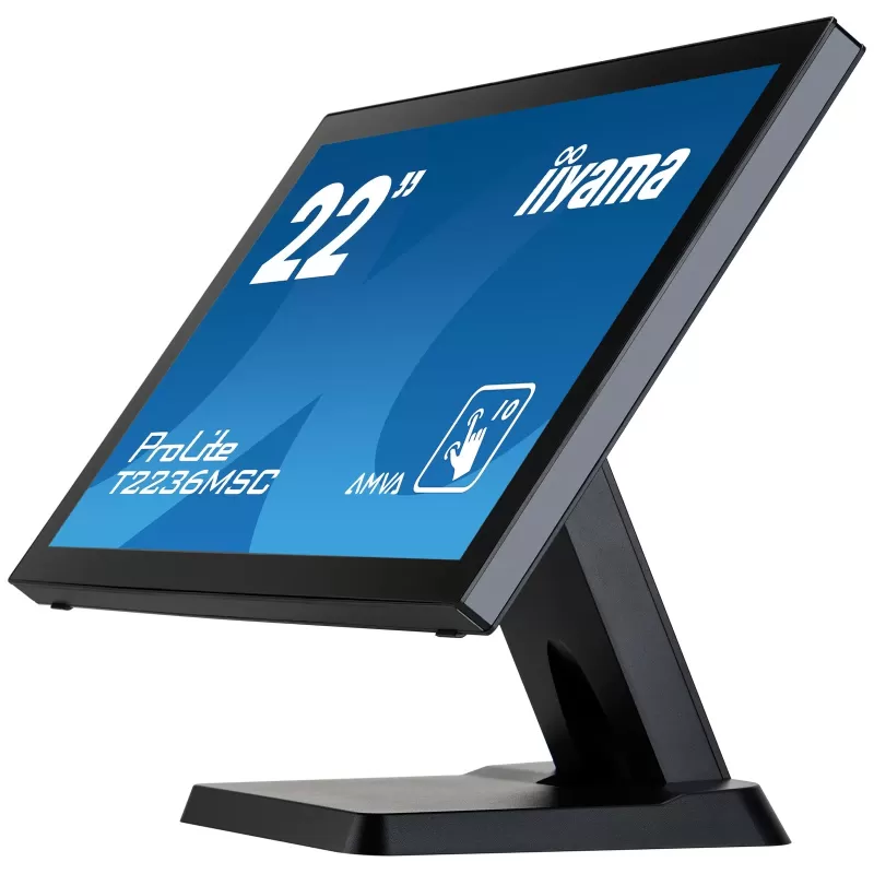 מסך מגע IIYAMA T2236MSC-B2 21.5" ProLite AMVA 10pt Touch 60Hz TOUCH FHD צבע שחור