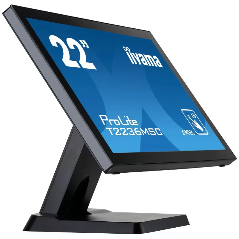מסך מגע IIYAMA T2236MSC-B2 21.5" ProLite AMVA 10pt Touch 60Hz TOUCH FHD צבע שחור
