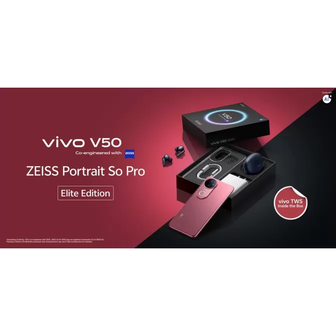 Smartphone Vivo V50 VIVO V50 ZEISS Quad-Curved Red Color:red