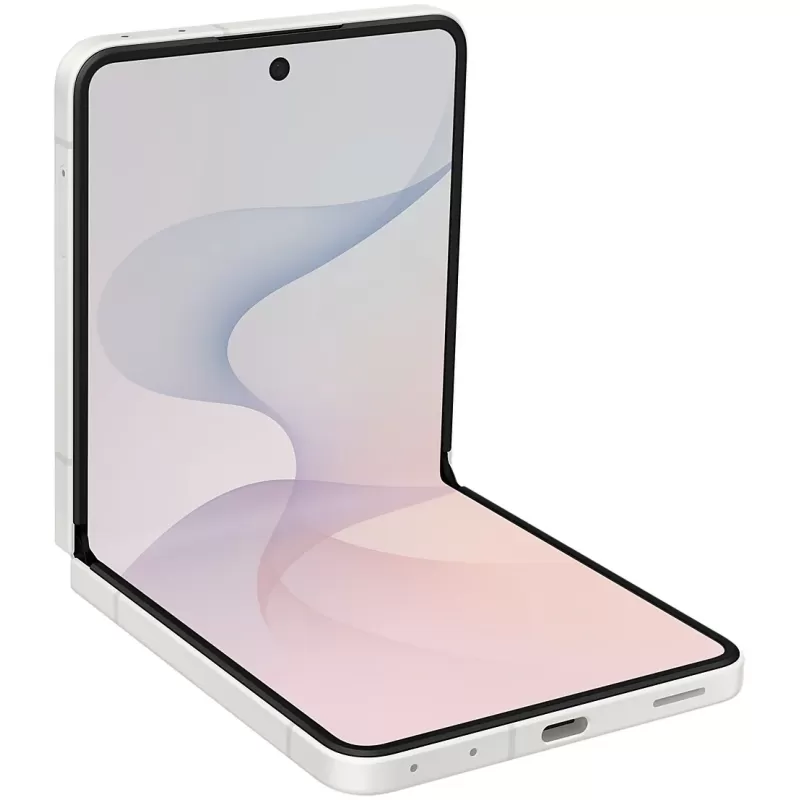 סמארטפון Samsung Galaxy Z Flip8 12GB 512GB קרם SM-F776BZWHMEC צבע לבן, בז'