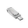 זיכרון נייד Sandisk 256GB Ultra Dual Luxe USB-C/A SDDDC4-256G-G46 256GB