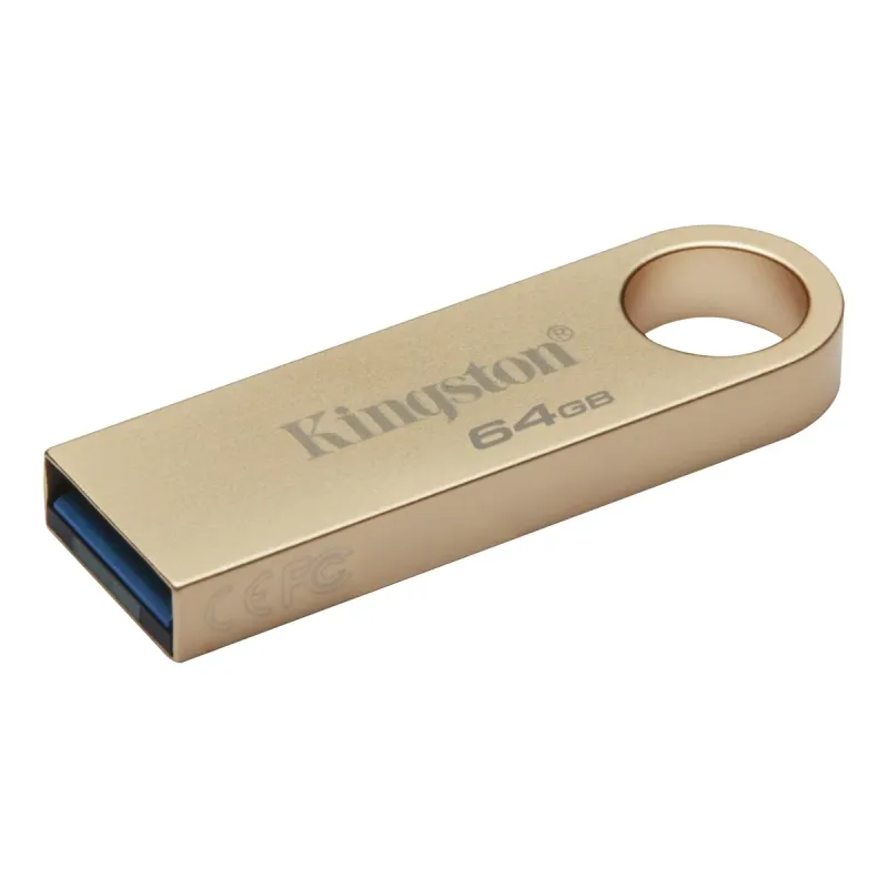 זיכרון נייד Kingston DataTraveler SE9 G3 USB 3.2 Gen 1 64GB זהב DTSE9G3/64GB 64GB