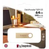 זיכרון נייד Kingston DataTraveler SE9 G3 USB 3.2 Gen 1 64GB זהב DTSE9G3/64GB 64GB