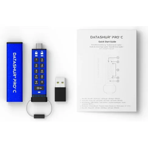 iStorage datAshur PRO+C 32GB IS-FL-DA3C-256-32 32GB iStorage datAshur PRO+C 32GB IS-FL-DA3C-256-32 32GB