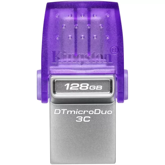 זיכרון נייד Kingston DataTraveler microDuo 3C USB-A + USB-C 128GB DTDUO3CG3/128GB 128GB זיכרון נייד Kingston DataTraveler microDuo 3C USB-A + USB-C 128GB DTDUO3CG3/128GB 128GB