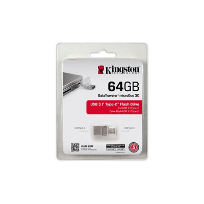 Flash Drive Kingston DTDUO3C/64GB 64GB Flash Drive Kingston DTDUO3C/64GB 64GB