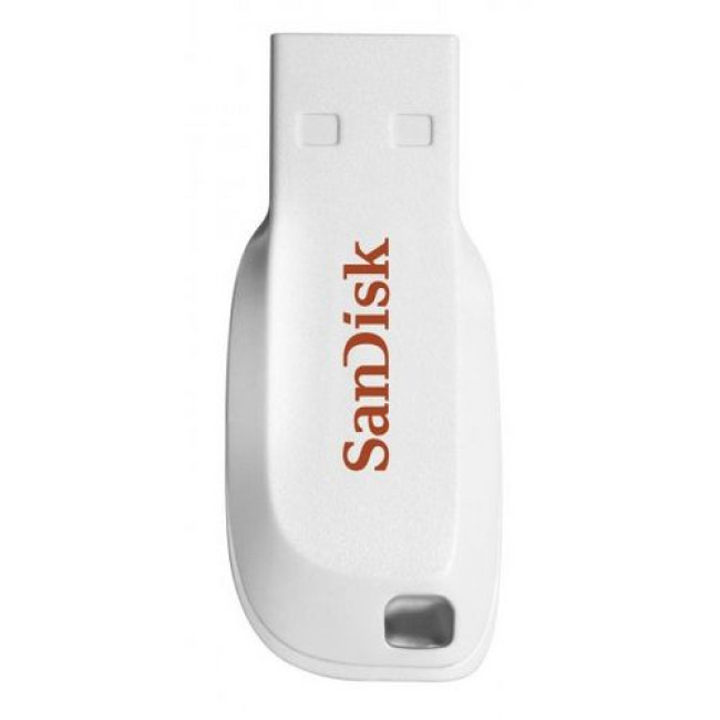 Flash Drive Sandisk Cruzer Blade white SDCZ50C-016G-B35W 16GB