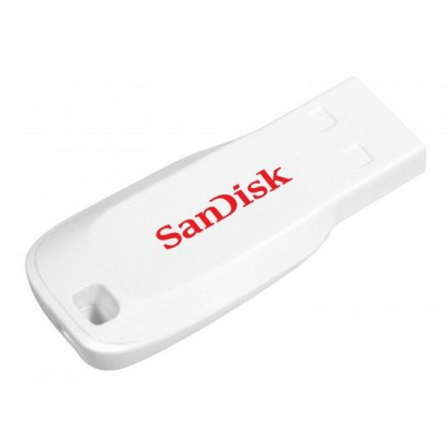 Flash Drive Sandisk Cruzer Blade white SDCZ50C-016G-B35W 16GB