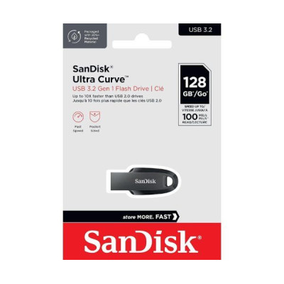 זיכרון נייד Sandisk Ultra Curve SDCZ550-128G-G46 128GB זיכרון נייד Sandisk Ultra Curve SDCZ550-128G-G46 128GB