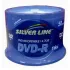 A set of 50 discs Silver Line CAKEX16-R DVD-R/+R 4.7GB X16 50PCS 22746-047-50
