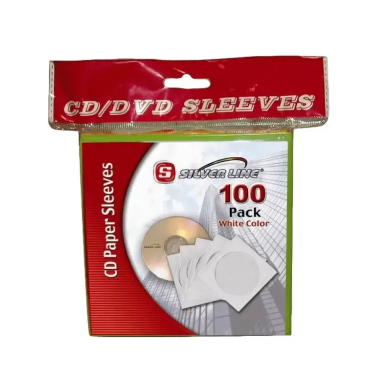 מעטפות דיסקים Silver Line 100 יח' 100 Disc Sleeves Set