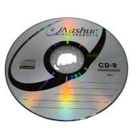 Один диск NASHUA MEDIA PRODUCTS CD-R 700MB | 80MIN 52X 1 PC