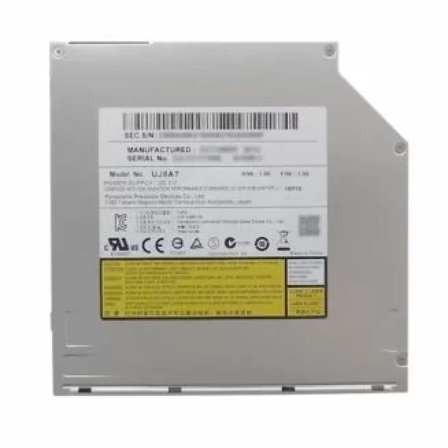 Внутренний Привод DVD/CD Panasonic DVDRW X8 9.5mm Slim Slot UJ-8A7