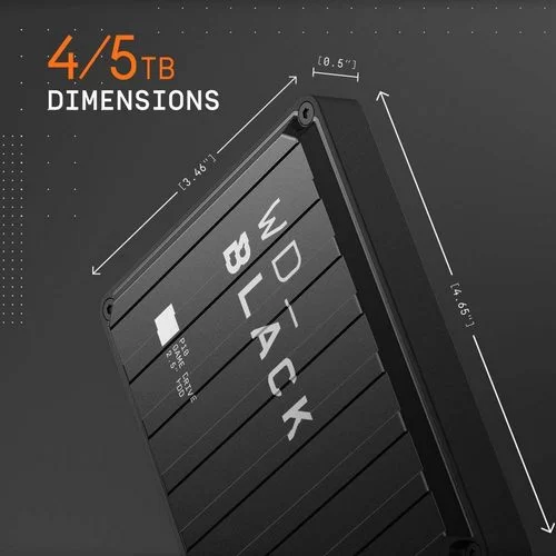 דיסק קשיח חיצוני Western Digital WD_BLACK P10 Game Drive WDBA3A0050BBK 5TB