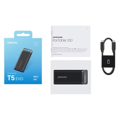 דיסק קשיח חיצוני Samsung T5 EVO Portable SSD USB 3.2 Gen 1 MU-PH2T0S דיסק קשיח חיצוני Samsung T5 EVO Portable SSD USB 3.2 Gen 1 MU-PH2T0S