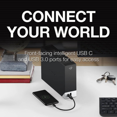 External Hard Drive Seagate One Touch Hub 3.5" 8TB STLC8000400 External Hard Drive Seagate One Touch Hub 3.5" 8TB STLC8000400