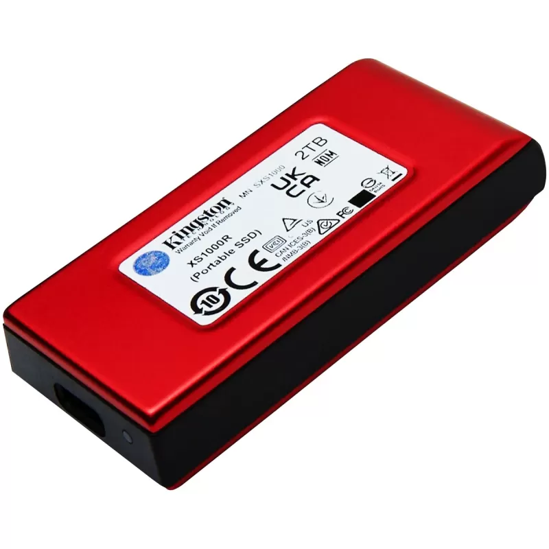 דיסק SSD חיצוני Kingston XS1000 USB 3.2 Gen 2 2TB אדום SXS1000R/2000G דיסק SSD חיצוני Kingston XS1000 USB 3.2 Gen 2 2TB אדום SXS1000R/2000G