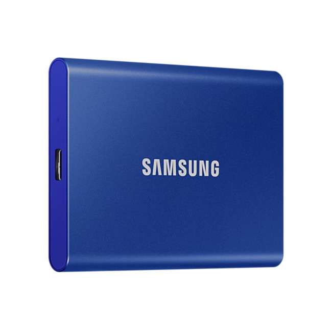 SSD External Disk Samsung Portable T7 כחול MU-PC1T0H/WW 1TB Color:blue