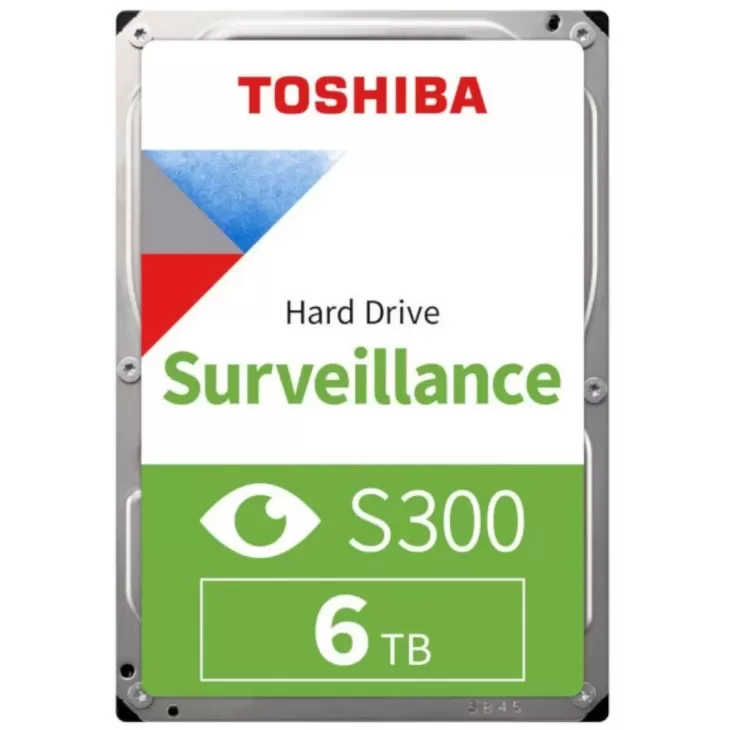 Внутренний Жесткий Диск Toshiba S300 Surveillance 6TB SMR 256MB 5400RPM HDWT860UZSVA 3.5" 6TB