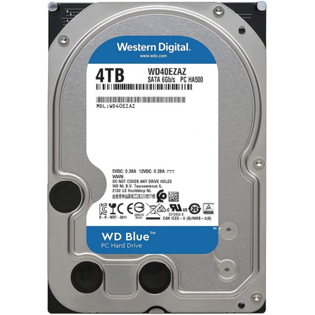 Внутренний Жесткий Диск Western Digital Blue WD40EZAZ 3.5" 4TB SATA 3