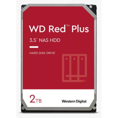 Внутренний Жесткий Диск Western Digital Red Plus WD20EFZX 3.5" 2TB SATA 3 Внутренний Жесткий Диск Western Digital Red Plus WD20EFZX 3.5" 2TB SATA 3