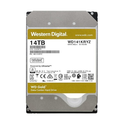 Internal Hard Drive Western Digital Gold Enterprise WD142KRYZ 3.5" 14TB