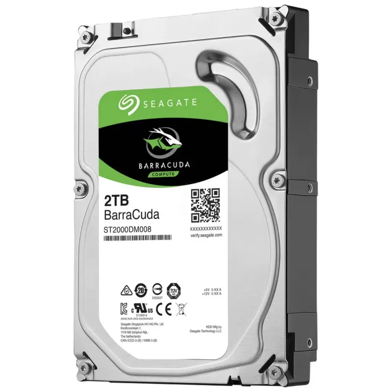דיסק קשיח פנימי Seagate Barracuda ST2000DM008 3.5" 2TB SATA 3