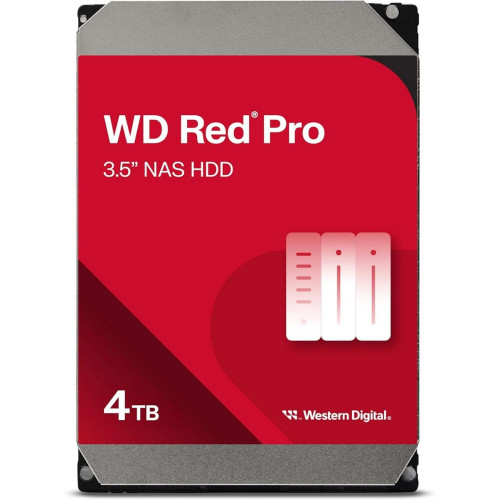 Internal Hard Drive Western Digital Red Plus NAS WD4005FFBX 3.5" 4TB