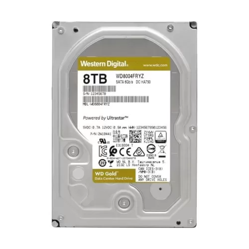 Internal Hard Drive Western Digital Gold Enterprise WD8005FRYZ 3.5" 8TB