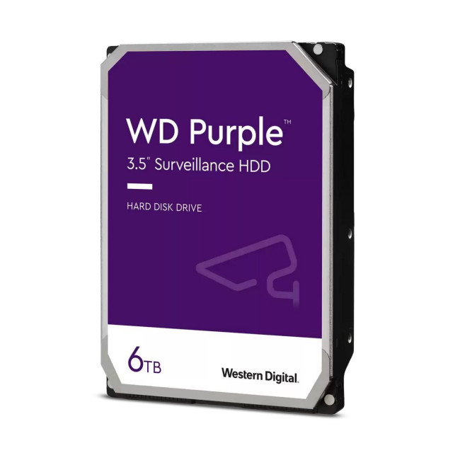 Internal Hard Drive Western Digital Purple Surveillance WD64PURZ 3.5" 6TB Internal Hard Drive Western Digital Purple Surveillance WD64PURZ 3.5" 6TB