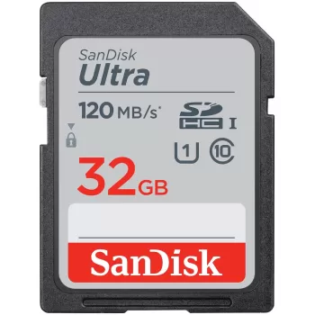כרטיס זיכרון Sandisk Ultra SDHC UHS-I 32GB 120MB/s SDSDUN4-032G-GN6IN 32GB