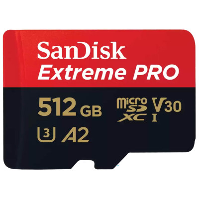 Карта Памяти SanDisk 512GB Extreme PRO microSD XC UHS-I Card SDSQXCD-512G-GN6MA Карта Памяти SanDisk 512GB Extreme PRO microSD XC UHS-I Card SDSQXCD-512G-GN6MA