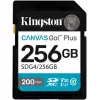 כרטיס זיכרון Kingston Canvas Go Plus G4 SDXC 256GB 200MB/s U3 V30 SDG4/256GB 256GB