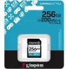 כרטיס זיכרון Kingston Canvas Go Plus G4 SDXC 256GB 200MB/s U3 V30 SDG4/256GB 256GB