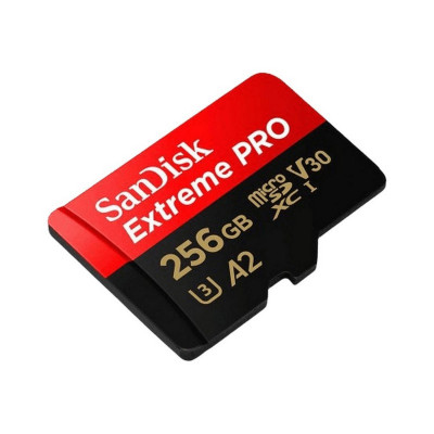 כרטיס זיכרון כולל מתאם Sandisk Extreme Pro A2 Micro SDXC SDSQXCU-064G-GN6MA 64GB כרטיס זיכרון כולל מתאם Sandisk Extreme Pro A2 Micro SDXC SDSQXCU-064G-GN6MA 64GB