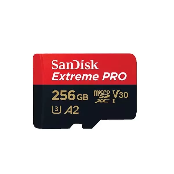 Memory Card with Adapter Sandisk Extreme Pro A2 Micro SDXC SDSQXCD-256G-GN6MA 256GB Memory Card with Adapter Sandisk Extreme Pro A2 Micro SDXC SDSQXCD-256G-GN6MA 256GB