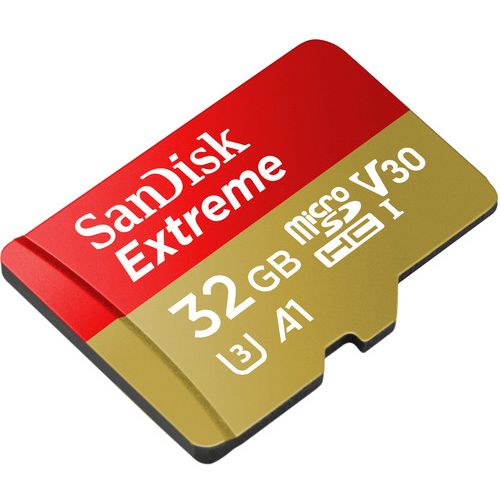 Memory Card without Adapter Sandisk Extreme microSDXC UHS-I SDSQXAF-032G-GN6MN