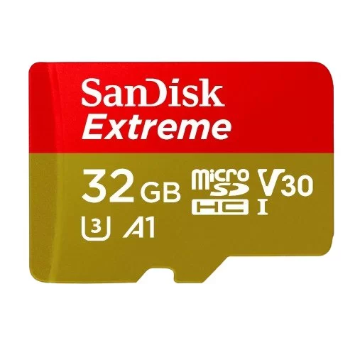 Memory card without adapter Sandisk Extreme microSDXC UHS-I SDSQXAF-032G-GN6MN 32GB Memory card without adapter Sandisk Extreme microSDXC UHS-I SDSQXAF-032G-GN6MN 32GB