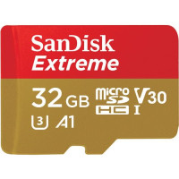 Карта Памяти Без Адаптера Sandisk Extreme microSDXC UHS-I SDSQXAF-032G-GN6MN