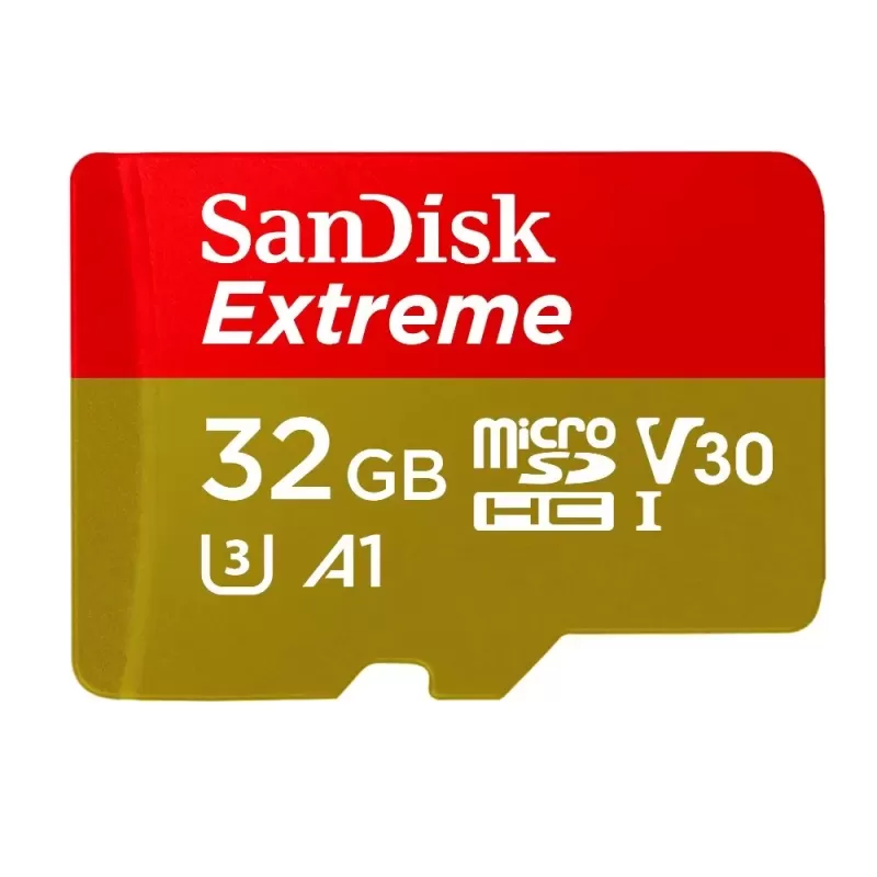 Memory card without adapter Sandisk Extreme microSDXC UHS-I SDSQXAF-032G-GN6MN 32GB Memory card without adapter Sandisk Extreme microSDXC UHS-I SDSQXAF-032G-GN6MN 32GB