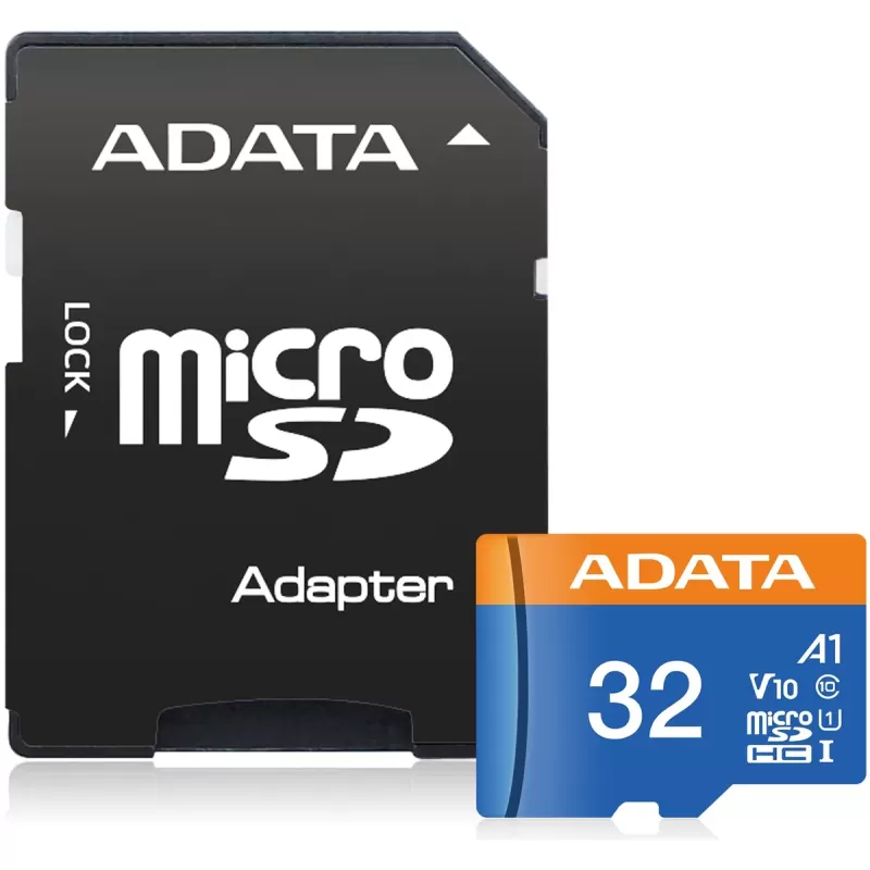 Memory Card with Adapter Adata Premier microSDHC UHS-I A1 V10 32GB AUSDH32GUICL10A1-RA1 32GB