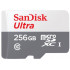 כרטיס זיכרון ללא מתאם Sandisk Ultra MicroSDXC SDSQUNR-256G-GN3MN 256GB