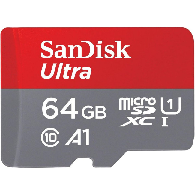 Memory Card SanDisk Ultra microSDXC UHS-I Up to 140MB/s C10 SDSQUAB-064G-GN6MN